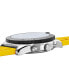 ფოტო #4 პროდუქტის Men's Swiss Chronograph Pacific Diver Yellow Rubber Strap Watch 44mm