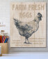 Fresh Farm Eggs I 10.5x14 Board Art