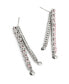 ფოტო #2 პროდუქტის Faux Stone Signature Charm Tennis Earrings