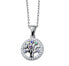 Колье CRYSTalp Tree of Life Chakra 32128 Silver. clear, silver - фото #1