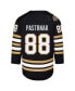 ფოტო #2 პროდუქტის Big Boys David Pastrnak Black Boston Bruins Home Premier Player Jersey