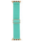 Фото #1 товара Women's Teal Woven Elastic Band Compatible with 38/40/41mm Apple Watch