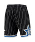 Фото #4 товара Men's Black Orlando Magic 1994 Hardwood Classics 75th Anniversary Swingman Shorts