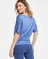 Фото #2 товара Women's Draped Off-The-Shoulder Top, Created for Macy's