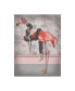 Фото #1 товара Fab Funky Flamingo and Pearls, Full Canvas Art - 15.5" x 21"
