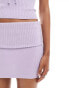 Mango mini co-ord skirt in lilac