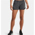 Фото #5 товара Спортивные женские шорты Under Armour Play Up 3.0 Twist Темно-серый Чёрный