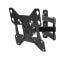 One for All Smart Line Full-motion TV Wall Mount - 109.2 cm (43") - 75 x 75 mm - 200 x 200 mm - 0 - 15° - 0 - 180° - Black