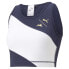 Фото #1 товара Puma Tracksmith X Cropped Crew Neck Athletic Tank Top Womens Blue Casual Athlet