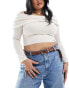 Фото #1 товара ASOS DESIGN Curve waist and hip jeans western belt in tan