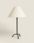 Table lamp with tripod base