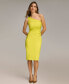 Women's Ruched One-Shoulder Dress