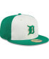 ფოტო #3 პროდუქტის Men's White/Green Detroit Tigers 2024 St. Patrick's Day 59FIFTY Fitted Hat