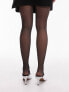 Topshop diamante tights in black