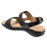 Фото #10 товара Trotters Romi T2118-001 Womens Black Extra Wide Slingback Sandals Shoes