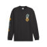 Фото #1 товара Puma Downtown Graphic Long Sleeve Sweatshirt Mens Black 62127101