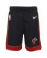 Фото #1 товара Nike Preschool Black Miami Heat Icon Replica Shorts