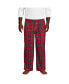 ფოტო #1 პროდუქტის Big & Tall Flannel Pajama Pants