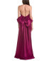 Badgley Mischka Bow Back Gown Women's