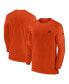 ფოტო #2 პროდუქტის Men's Orange Cincinnati Bengals Sideline Coach Performance Long Sleeve T-shirt