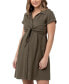 Maternity Colette Tie Up Nursing Dress