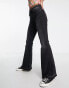 Фото #3 товара Stradivarius Tall low rise flare jean in black