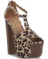 ფოტო #1 პროდუქტის Women's Dany T-Strap Platform High-Heel Sandals