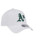 ფოტო #4 პროდუქტის Men's White Oakland Athletics TC A-Frame 9FORTY Adjustable Hat