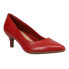 Фото #2 товара Easy Spirit Lexie Pointed Toe Kitten Heels Pumps Womens Red Dress Casual E-LEXIE