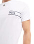 Boss Bodywear logo t-shirt in white