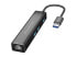 Фото #3 товара Conceptronic DONN07BA хаб-разветвитель USB 3.2 Gen 1 (3.1 Gen 1) Type-A 5000 Мбит/с Черный