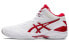 Фото #2 товара Кроссовки Asics Gel-Hoop V12 баскетбольные мужские, бело-красные