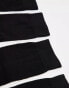 ASOS DESIGN 5 pack ankle socks in black