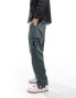 Calvin Klein Jeans straight cargo trousers in charcoal grey Endless-Grau, W30 L32 - фото #3