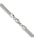 Фото #3 товара Chisel stainless Steel Polished 6.2mm Flat Snake Chain Necklace
