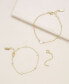 ფოტო #3 პროდუქტის Opal Crystal Dainty Women's Bracelet Set with Extender Add On