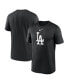 Фото #4 товара Men's Black Los Angeles Dodgers New Legend Logo T-shirt