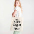 Сумка KRUSKIS Keep Calm And Fish Tote Bag