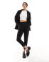 Vila Petite mix and match slim trouser co-ord in black