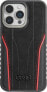 Фото #15 товара Audi Audi Genuine Leather MagSafe iPhone 14 Pro Max 6.7" czarno-czerwony/black-red hardcase AU-TPUPCMIP14PM-R8/D3-RD