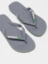 Havaianas – Brasil – Graue Zehenstegsandalen mit Logo