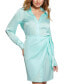 Фото #1 товара Платье мини GUESS Alya Wrap-Style для женщин