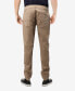 ფოტო #2 პროდუქტის Men's Elastic Waist Cuff Twill Pants