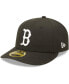 Фото #1 товара Men's Boston Red Sox Black, White Low Profile 59FIFTY Fitted Hat