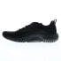 Reebok Lite Plus 4 Mens Black Canvas Lace Up Athletic Running Shoes