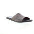 Bed Stu Kate F373157 Womens Gray Leather Slip On Slides Sandals Shoes