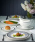 Фото #3 товара Rochelle Platinum Set of 4 Bread Butter and Appetizer Plates, Service For 4