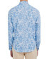 Фото #2 товара Men's Slim-Fit Non-Iron Performance Stretch Paisley-Print Button-Down Shirt