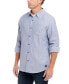 ფოტო #5 პროდუქტის Men's Solid Long Sleeve Button-Front Oxford Shirt