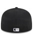 Фото #2 товара Men's Black Chicago White Sox 2024 Batting Practice 59FIFTY Fitted Hat